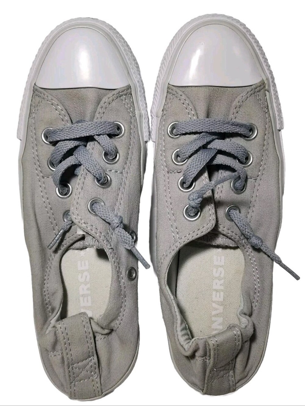 Women's Converse All Star Shoreline Stretch Heel Sneaker Shoes Gray Size 6.5 EUC - Picture 3 of 6